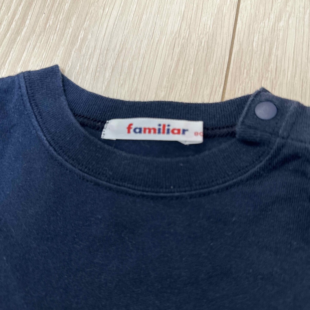 familiar(ファミリア)のfamiliar ファミリア　Tシャツ　80cm キッズ/ベビー/マタニティのベビー服(~85cm)(Ｔシャツ)の商品写真