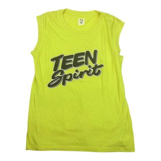 アンダーカバー(UNDERCOVER)のUNDERCOVER アンダーカバー teen spirit プリント ノースリーブ カットソー イエロー系 M【中古】(ウェア)