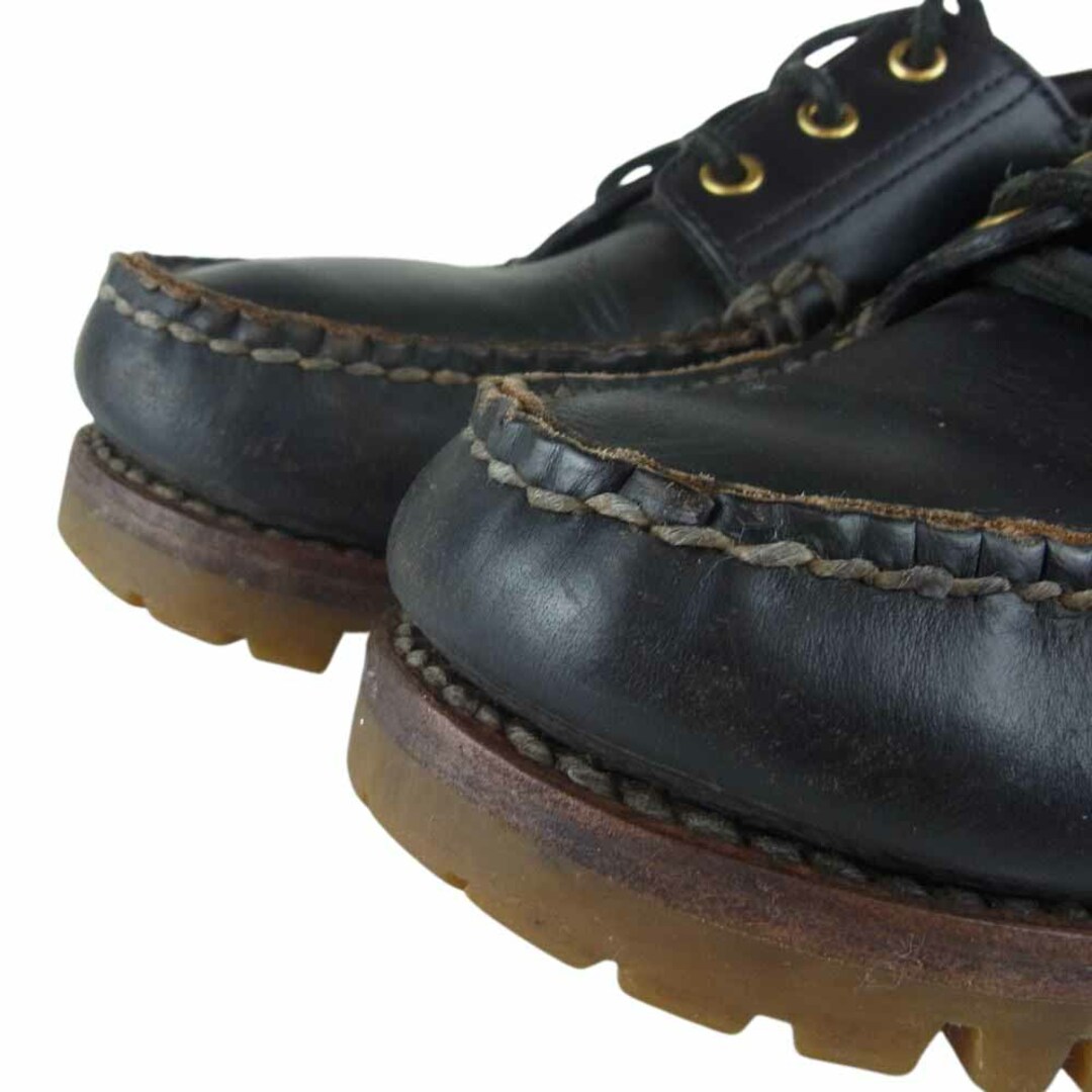 VISVIM(ヴィスヴィム)のVISVIM ビズビム 21AW  0121202002002 WALLACE DECK-FOLK デッキ モカシン シューズ ブラック系 8.5【中古】 メンズの靴/シューズ(その他)の商品写真