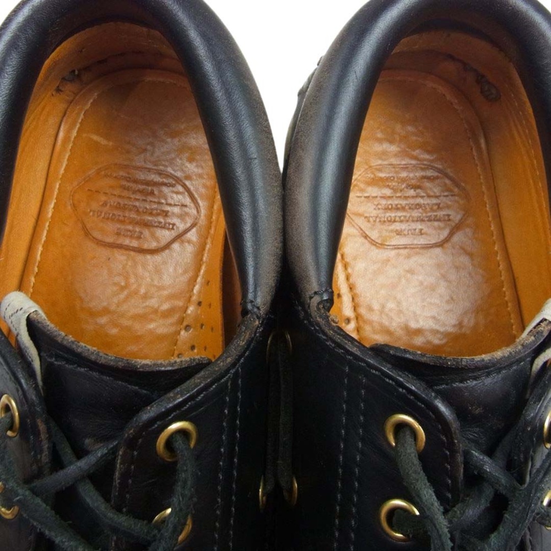 VISVIM(ヴィスヴィム)のVISVIM ビズビム 21AW  0121202002002 WALLACE DECK-FOLK デッキ モカシン シューズ ブラック系 8.5【中古】 メンズの靴/シューズ(その他)の商品写真