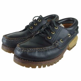 ヴィスヴィム(VISVIM)のVISVIM ビズビム 21AW  0121202002002 WALLACE DECK-FOLK デッキ モカシン シューズ ブラック系 8.5【中古】(その他)