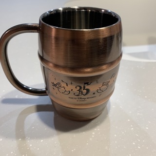 ディズニー(Disney)のディズニー35周年　保温保冷マグカップ(グラス/カップ)