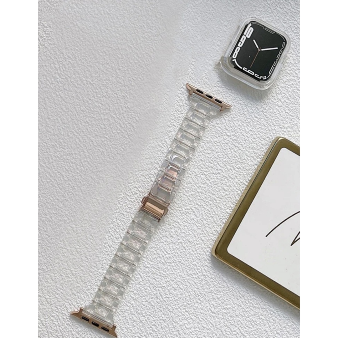 アップルウォッチバンド　オーロラ レディースのファッション小物(腕時計)の商品写真