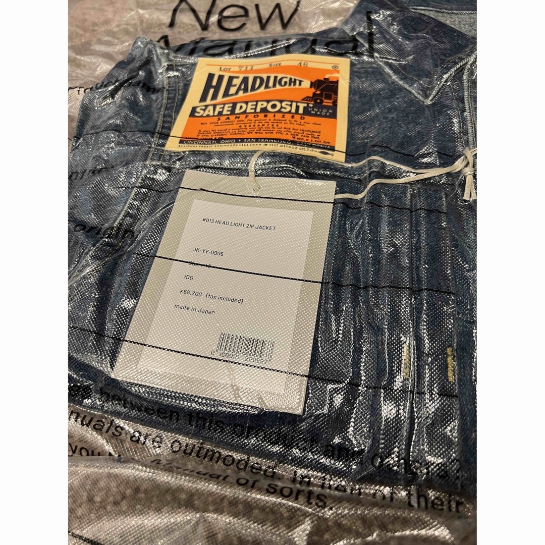 New Manual #013 HEAD LIGHT ZIP JACKET