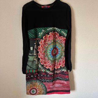 デシグアル(DESIGUAL)の未使用●デシグアルワンピース　Sサイズ(ひざ丈ワンピース)