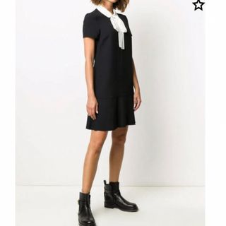 レッドヴァレンティノ(RED VALENTINO)のredvalentino レッドヴァレンティノ　ワンピース　ドレス　黒　(ひざ丈ワンピース)