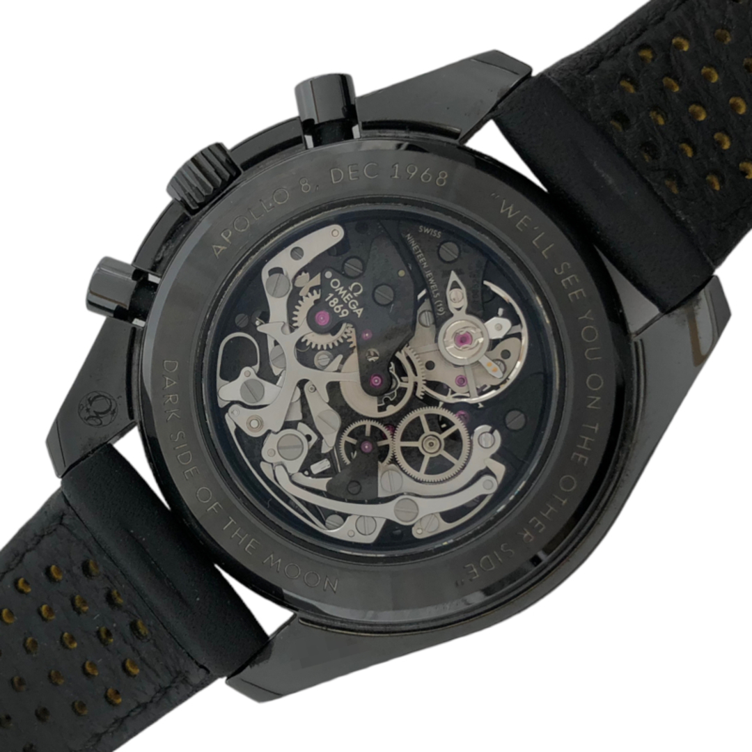 オメガ OMEGA スピードマスター ダークサイドオブザムーン アポロ8号 311.92.44.30.01.001 セラミック 手巻き メンズ 腕時計