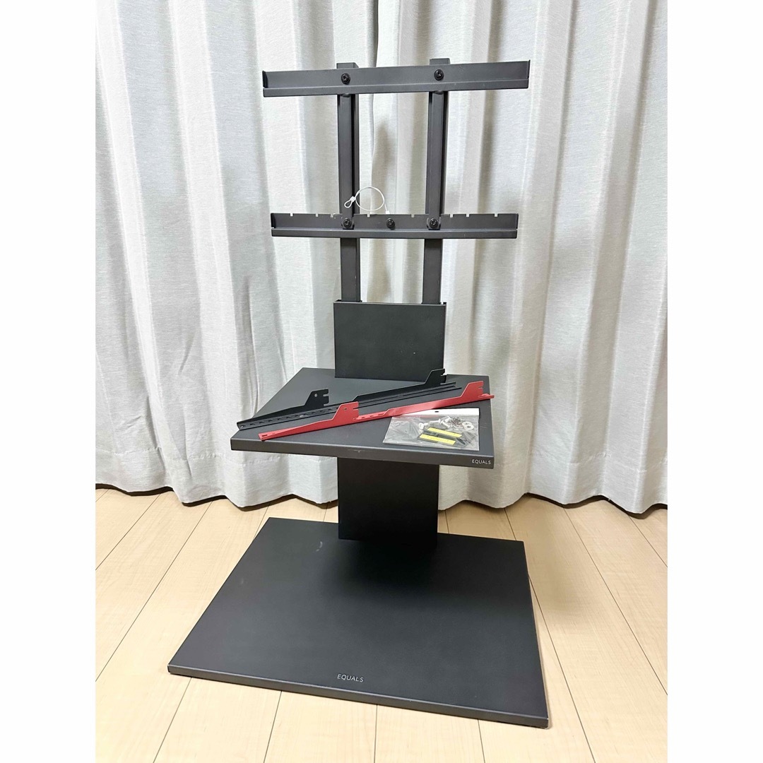 WALL テレビスタンド V2 TV STAND ロータイプ ブラック - 棚/ラック/タンス
