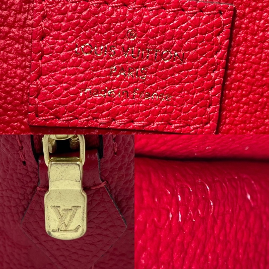 【値下げ中】LOUIS VUITTON ルイヴィトン ポーチ モノグラムアンプラント ポシェットコスメティックPM 化粧ポーチ コスメポーチ 小物入れ レッド 赤 M69414    スカーレット ゴールド金具 レディース 人気 美品【品】