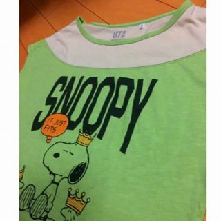 スヌーピー(SNOOPY)のピーナッツスヌーピー✖︎UT袖無しカットソ(Tシャツ(半袖/袖なし))