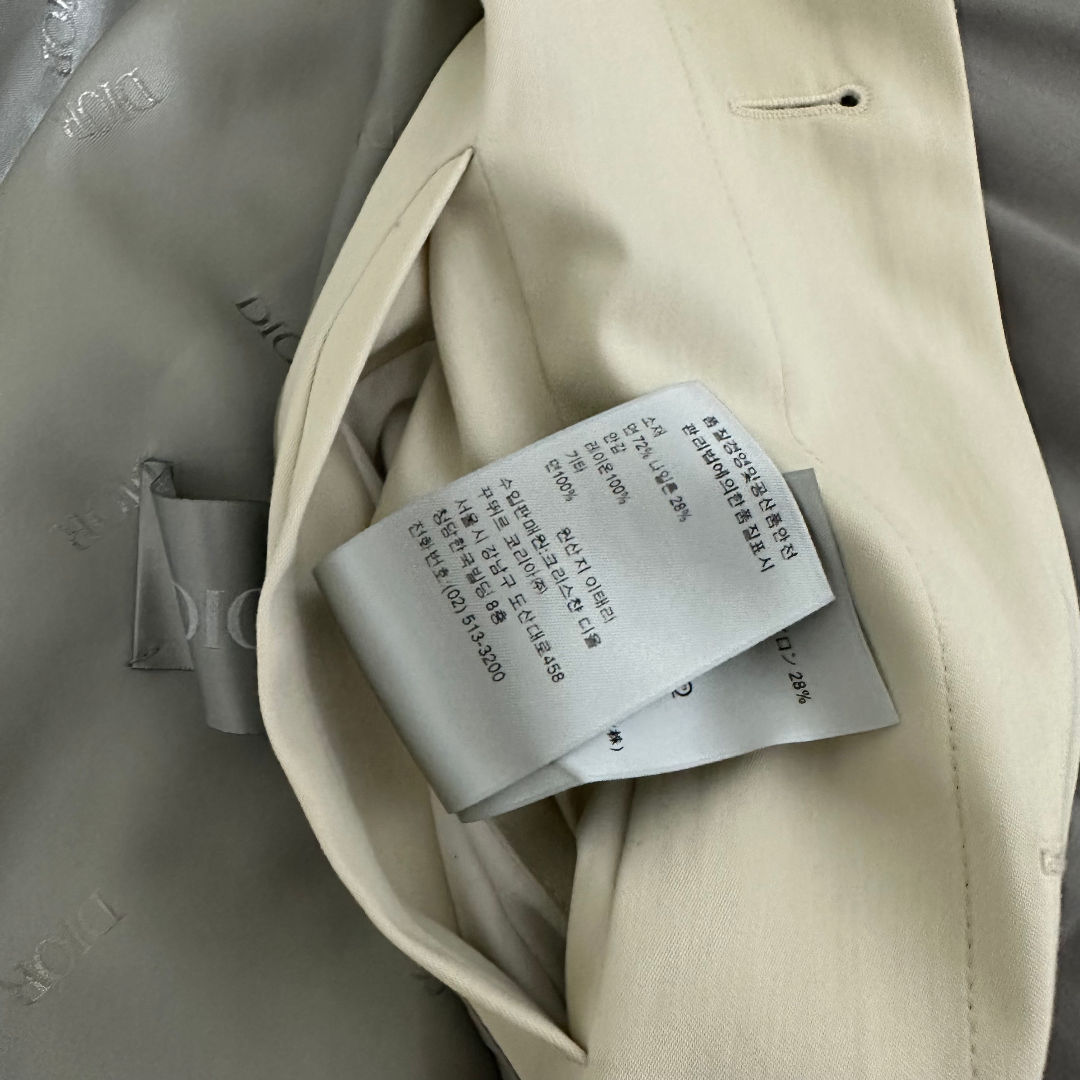 DIOR 20SS DANIEL ARSHAM TRENCH COAT