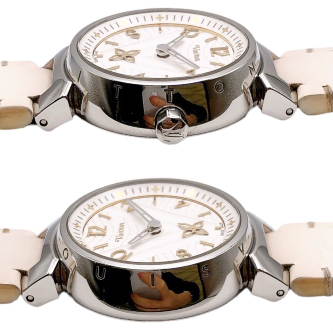 LOUIS VUITTON(ルイヴィトン)の　ルイ・ヴィトン LOUIS VUITTON タンブール QA091 ステンレススチール クオーツ レディース 腕時計 レディースのファッション小物(腕時計)の商品写真