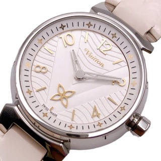 ルイヴィトン(LOUIS VUITTON)の　ルイ・ヴィトン LOUIS VUITTON タンブール QA091 ステンレススチール クオーツ レディース 腕時計(腕時計)