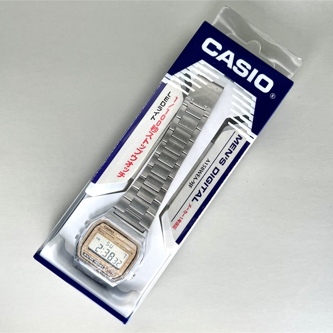 CASIO(カシオ)の郵送 CASIO メタルウオッチ A158WE ゴールド 流通限定モデル メンズの時計(腕時計(デジタル))の商品写真