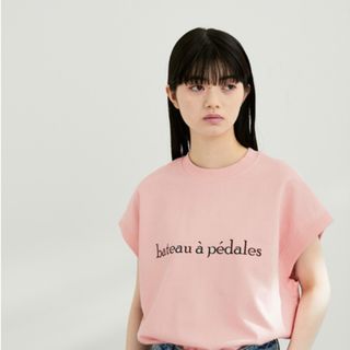 アダムエロぺ(Adam et Rope')のアダムエロペ ロゴスウェットTEE(カットソー(半袖/袖なし))