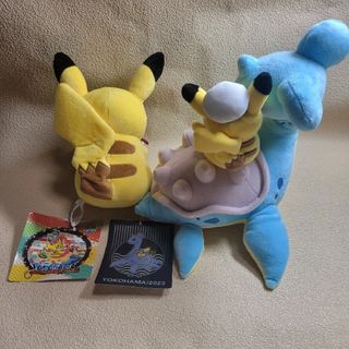 ポケモンWCS横浜限定 ラプラス&ピカチュウ➕ピカチュウ単体ぬいぐるみ