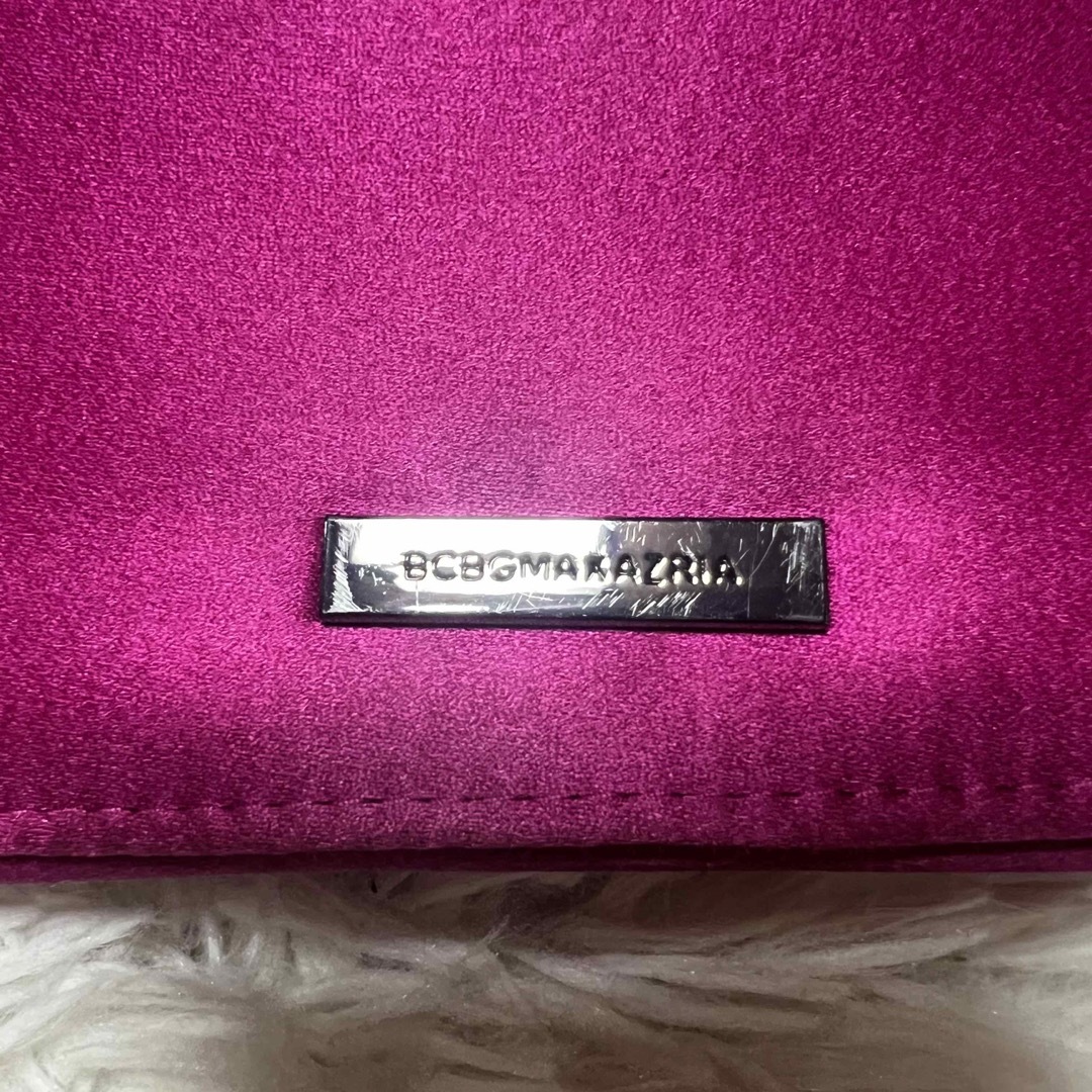 BCBGMAXAZRIA(ビーシービージーマックスアズリア)の【SALE】BCBG クラッチバッグ　ピンク　ビジューバッグ　ドレス　ZARA レディースのバッグ(クラッチバッグ)の商品写真