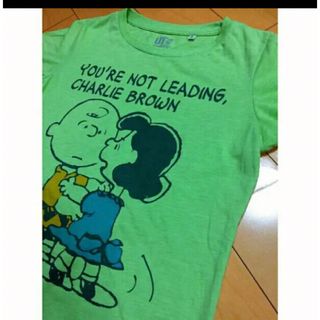 スヌーピー(SNOOPY)のピーナッツ✖️UTライトグリーンT(Tシャツ(半袖/袖なし))