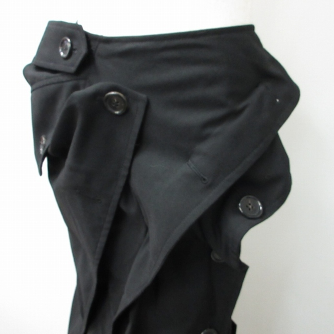 極美品✨JUNYA WATANABE 変形 ウールギャバ ロングスカート S 黒