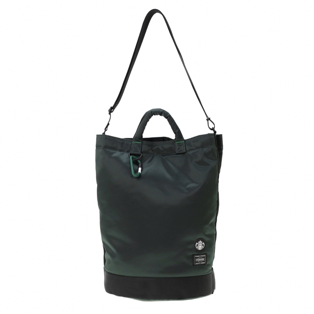 PORTER - ポーター スターバックス starbucks ドラムバック 緑L PORTER