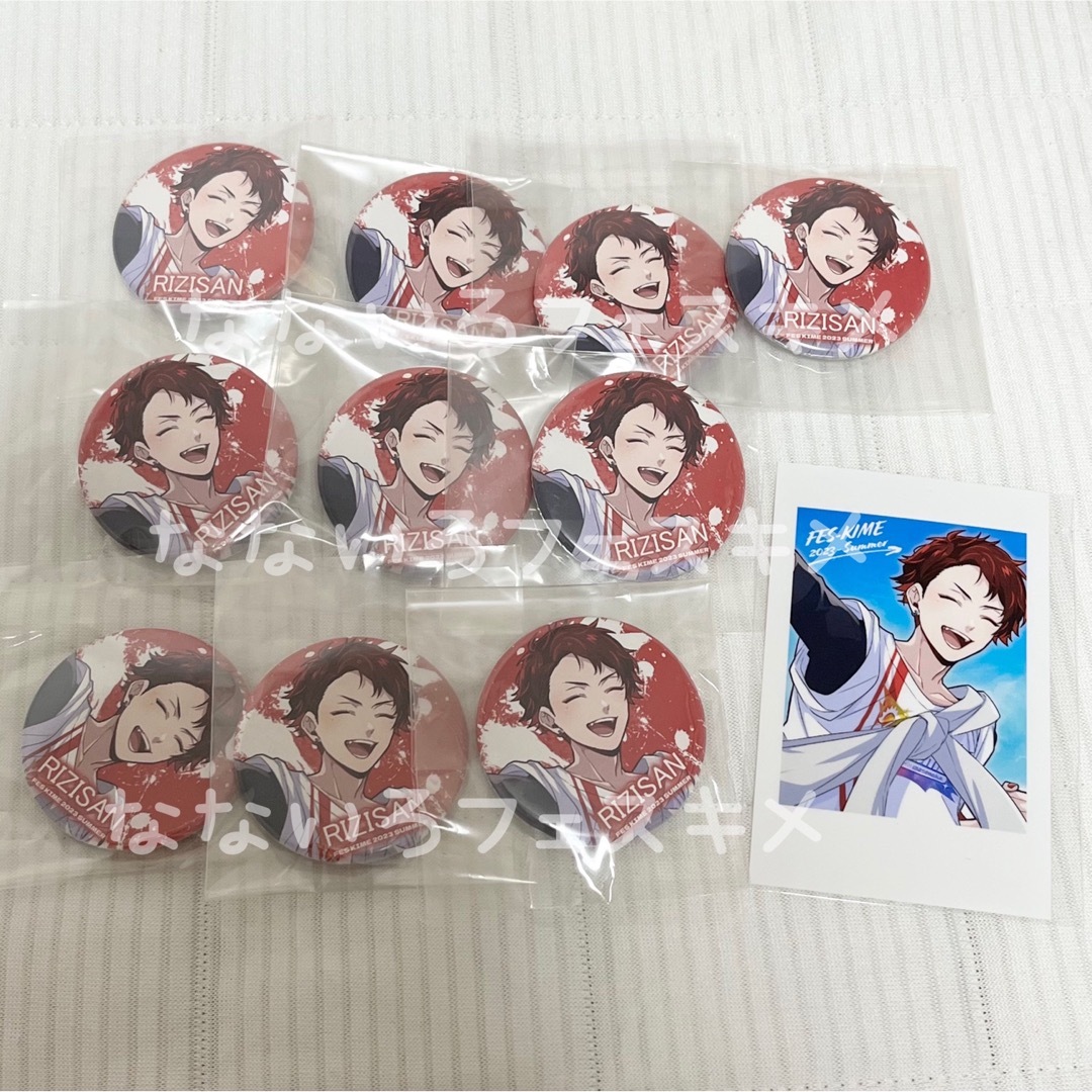 フェスキメ 理事さん 缶バッジ チェキ風カードの通販 by なないろshop