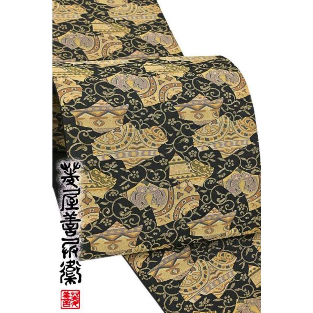 着物だいやす 969□袋帯□西陣織木野織物 菱屋善兵衛 復刻帯地「蔵