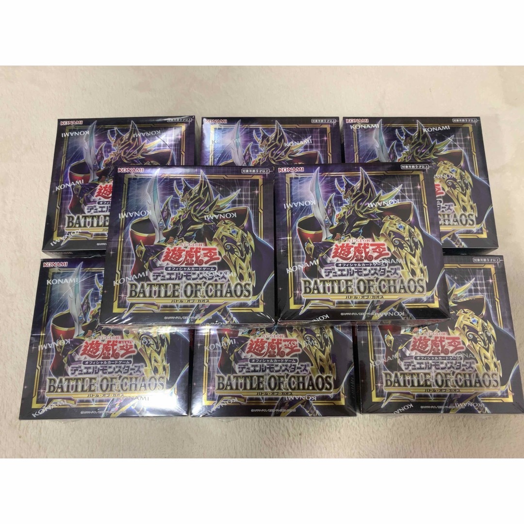 遊戯王 バトルオブカオス シュリンク付き 8box 未開封