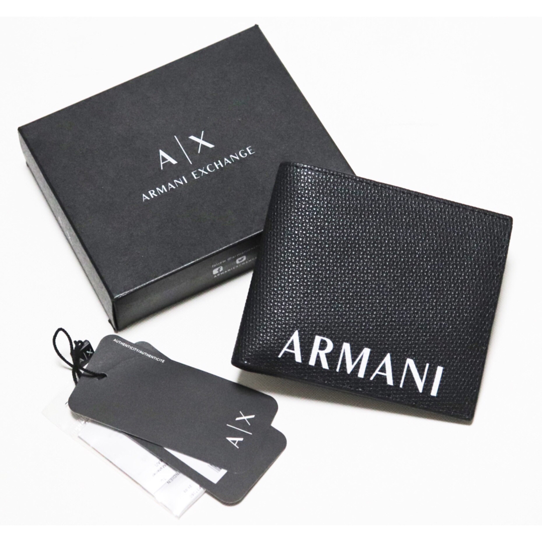 ARMANI EXCHANGE - 《アルマーニエクスチェンジ》箱付新品 本革 2つ折