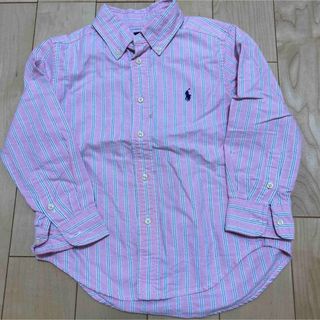 ラルフローレン(Ralph Lauren)のラルフローレン　サイズ110 長袖　ストライプシャツ(Tシャツ/カットソー)