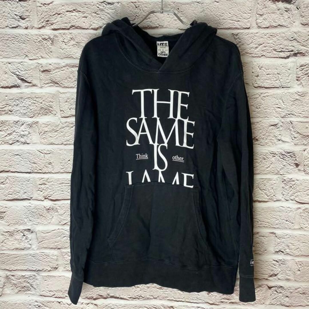 UNIQLO - UNIQLO パーカー BLACK L size メンズ レディース ゆるだぼの
