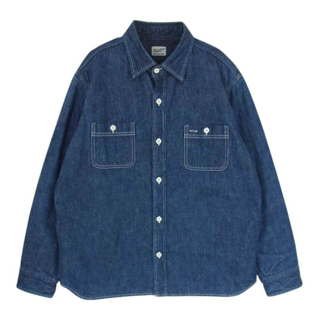 TENDERLOIN テンダーロイン 長袖 T-DENIM LINING SHT ライニング キルティング デニム シャツ インディゴブルー系 M