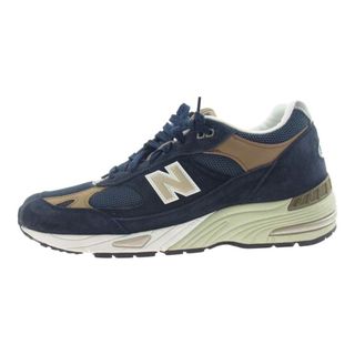 ニューバランス(New Balance)のNEW BALANCE ニューバランス スニーカー M991DNB 英国製 スエード ローカット スニーカー ネイビー ネイビー系 ブラウン系 27.5cm【中古】(スニーカー)