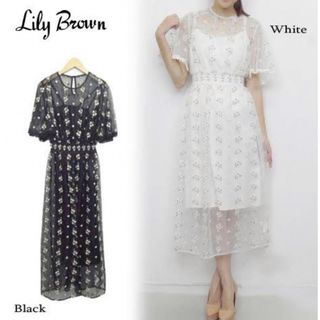 ⭐︎美品⭐︎ リリーブラウン　ワンピース 定価¥17,600