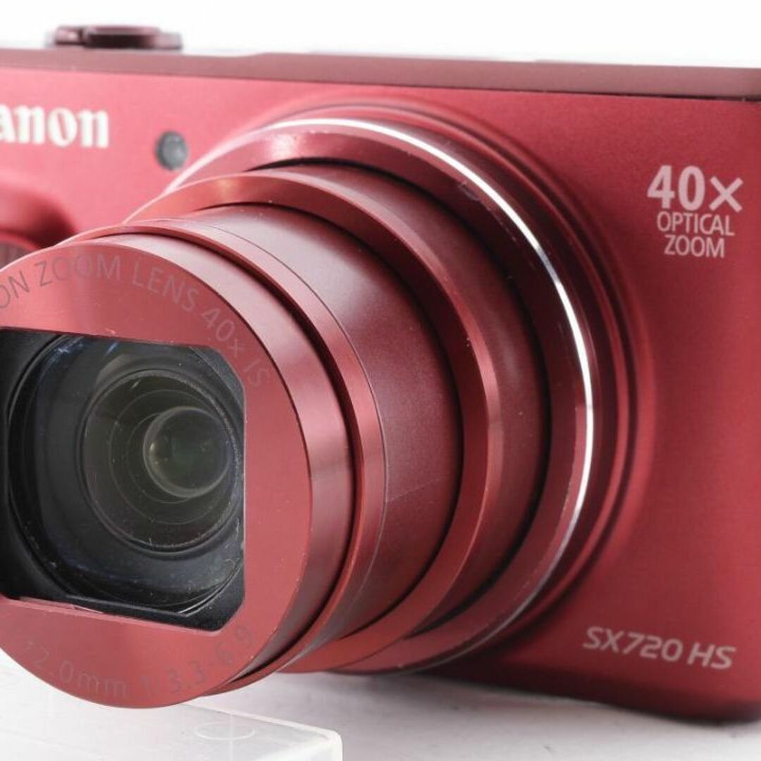 ✨美品✨Canon PowerShot SX720 HS レッド コンデジ-