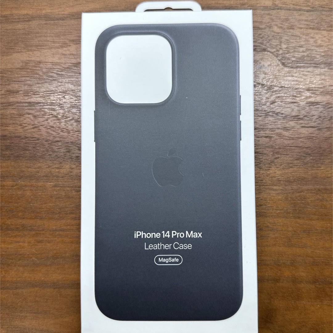 Apple iPhone14 Pro Max レザーケース 純正品 ミッドナイト スマホ/家電/カメラのスマホアクセサリー(iPhoneケース)の商品写真