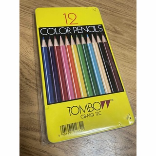 トンボエンピツ(トンボ鉛筆)のトンボ　色鉛筆　12色　新品(色鉛筆)
