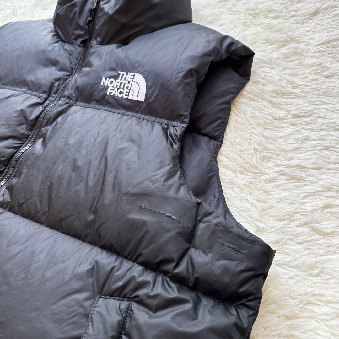 ノースフェイス NUPTSE レトロヌプシベスト ダウン ブラック 黒 XXL