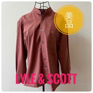 ライルアンドスコット(LYLE&SCOTT)の【美品】LYLE&SCOTT ライル&スコット ノーカラーシャツ メンズ(シャツ)