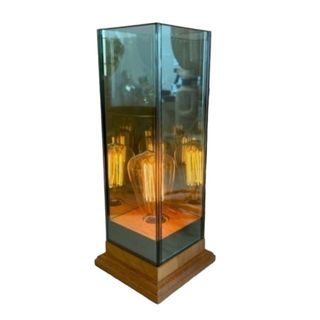 ★美品★ DETAIL INC WOOD BASE LAMP ウッドベースランプ(テーブルスタンド)