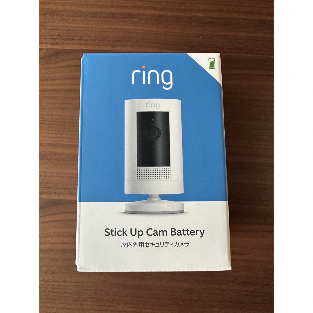新品未開封 Ring Stick Up Cam Batteryリング スティック