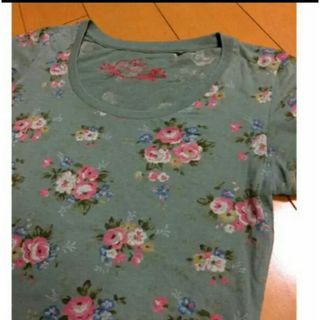 キャスキッドソン(Cath Kidston)のキャスキッドソン花柄デザインカットソ(Tシャツ(半袖/袖なし))