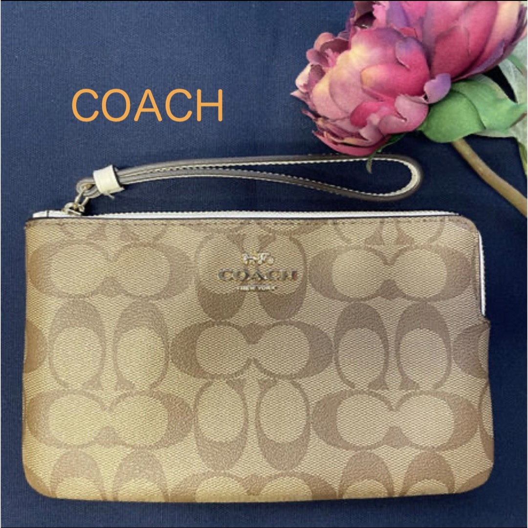 COACH コーチ新品ポーチ定番カラー