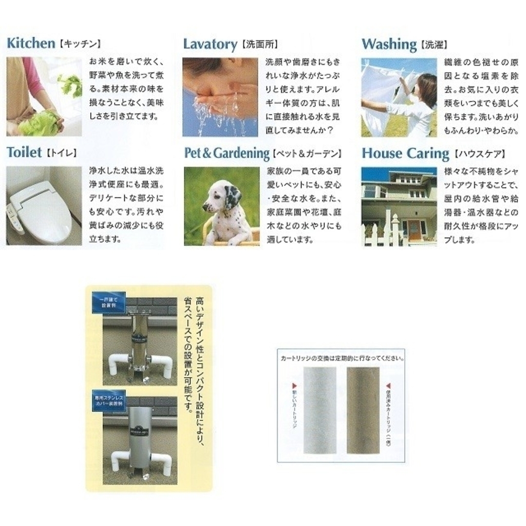 定価44万 セントラル浄水器 活水機能搭載 元付けセントラルオール浄水器 インテリア/住まい/日用品のキッチン/食器(浄水機)の商品写真