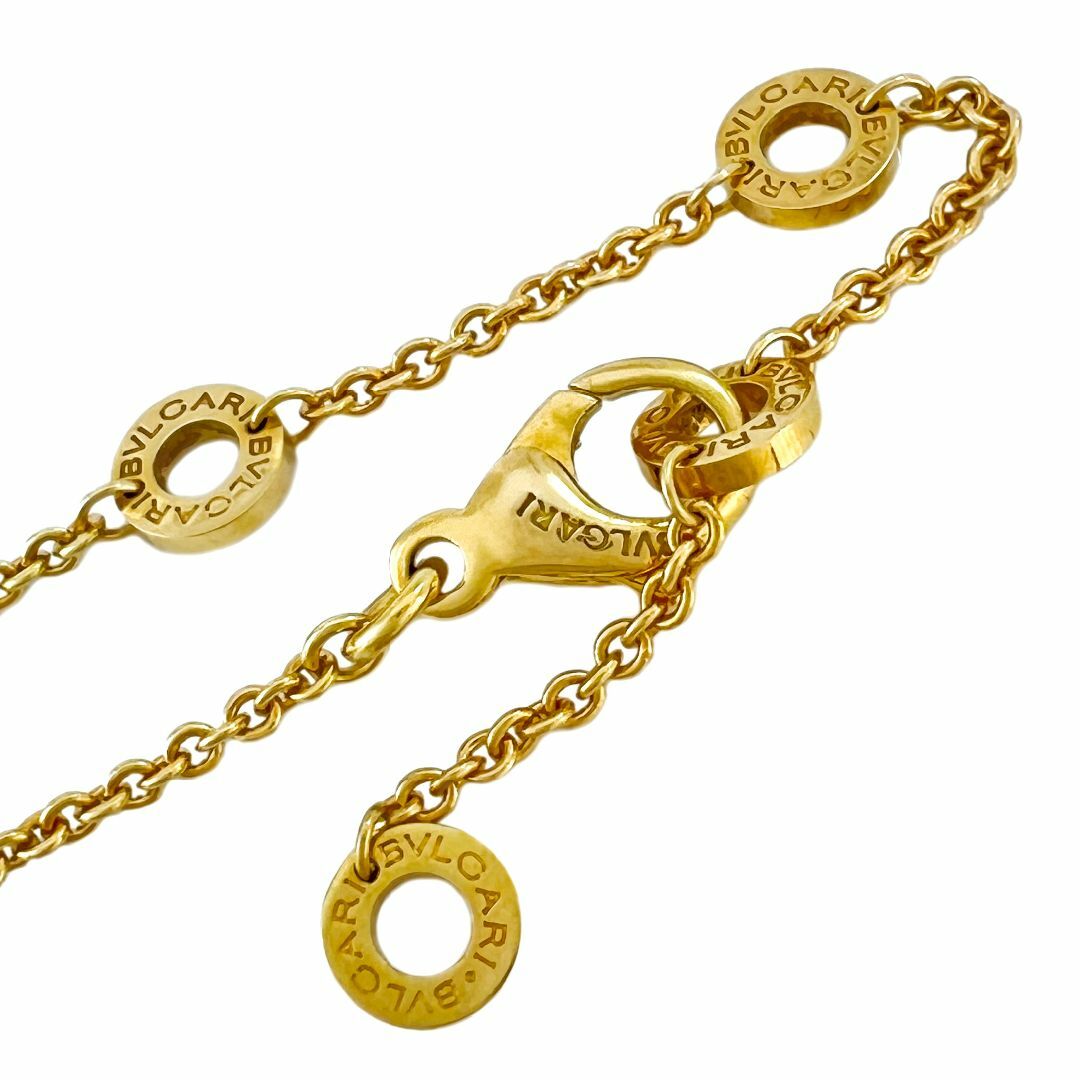 BVLGARI ブルガリ ネックレス チクラディ 7ディスク K18 YG BVLGARI ブルガリ ネックレス チクラディ 7ディスク K18 YG