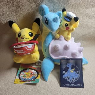 ポケモン ぬいぐるみ 横浜限定 ピカチュウ ラプラス WCS 2023の通販 by