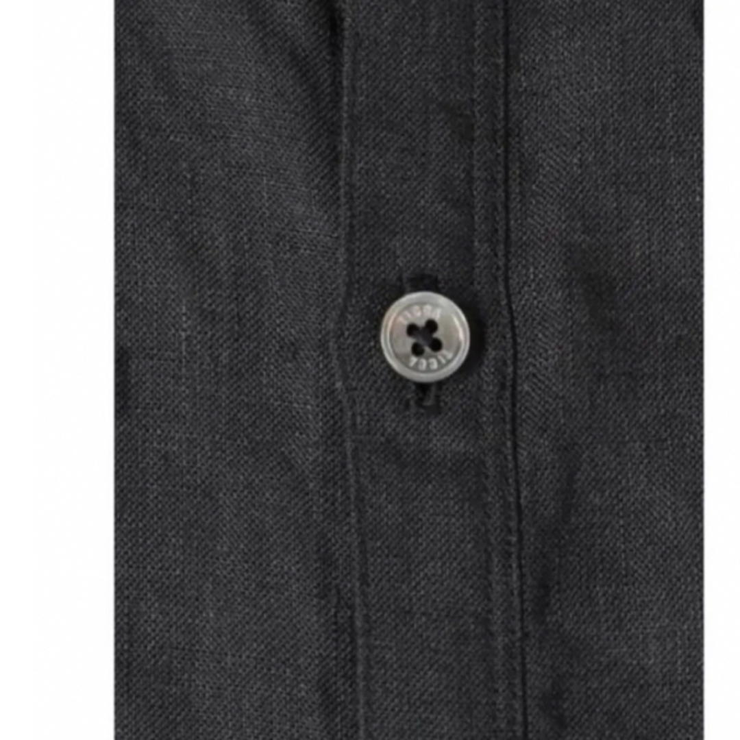 TICCA(ティッカ)の新品TICCA リネンノーカラーシャツ　黒　Spick&span レディースのトップス(シャツ/ブラウス(長袖/七分))の商品写真