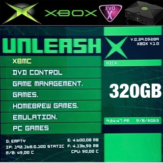 エックスボックス(Xbox)の初代XBOX / EvoX M8+ BIOS / 320 GB [XB](家庭用ゲーム機本体)