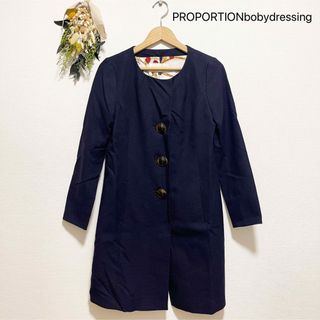 プロポーションボディドレッシング(PROPORTION BODY DRESSING)のロングコート ノーカラーコート(ロングコート)