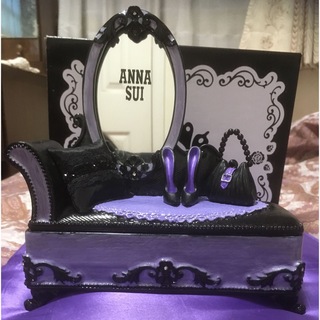 ANNA SUI - アナスイ新品ソファー型ジュエリーボックスブラックの通販