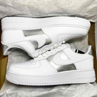 完売品ナイキ エアフォース 1 NIKE AIR FORCE1 ホワイト/シルバー